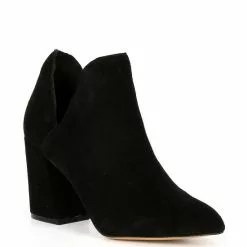 Best Pirce ⌛ Chelsea & Violet Rubi Suede Pointed Toe Dip Ankle Booties Sand ⭐ -Chelsea Violet Sales unnamed file 101