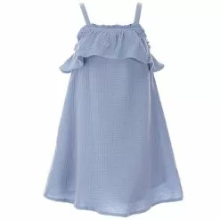 Best deal 🛒 Chelsea & Violet Little Girls 2T-6X Crinkle Gauze Ruffle Sundress Melon 🎁 -Chelsea Violet Sales unnamed file 1020