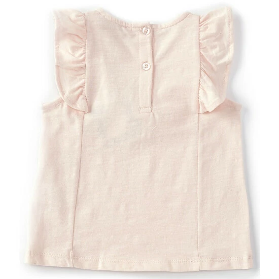Budget ⌛ Chelsea & Violet Baby Girls 12-24 Months Ruffle Yoke Tank Top Light Pink 🔥 4 Budget ⌛ Chelsea & Violet Baby Girls 12-24 Months Ruffle Yoke Tank Top Light Pink 🔥 - Image 2