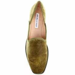 Best deal 🌟 Chelsea & Violet Lousa Velvet Slip-On Flats Moss ⌛ -Chelsea Violet Sales unnamed file 1066