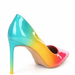 Best Pirce 😍 Chelsea & Violet Carre Ombre Pointed Toe Pumps Rainbow 😀 -Chelsea Violet Sales unnamed file 1078
