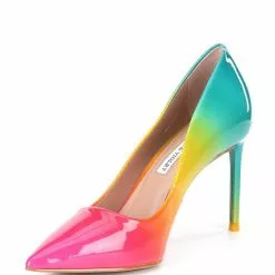 Best Pirce 😍 Chelsea & Violet Carre Ombre Pointed Toe Pumps Rainbow 😀 -Chelsea Violet Sales unnamed file 1080