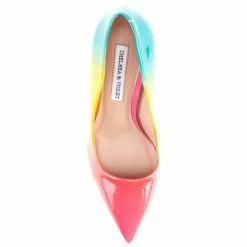 Best Pirce 😍 Chelsea & Violet Carre Ombre Pointed Toe Pumps Rainbow 😀 -Chelsea Violet Sales unnamed file 1081