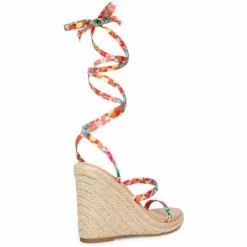 Wholesale ⭐ Chelsea & Violet Mariah Printed Ankle Wrap Wedge 🎉 Sandals Abstract Multi ❤️ -Chelsea Violet Sales unnamed file 1121