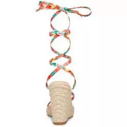 Wholesale ⭐ Chelsea & Violet Mariah Printed Ankle Wrap Wedge 🎉 Sandals Abstract Multi ❤️ -Chelsea Violet Sales unnamed file 1122