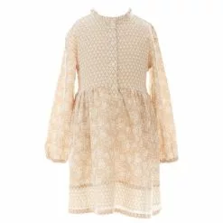 Cheapest โญ Chelsea & Violet Little ๐ฅฐ Girls 2T-6X Printed Dress Tan ๐