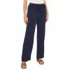 Flash Sale 👏 Chelsea & Violet Twill Pull-On Drawstring Straight Leg Pants Classic Navy 🛒