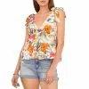 Cheapest ✔️ Chelsea & Violet Tropical Floral Print V-Neck Sleeveless Tie Shoulder Top Tropical Oasis 😍 -Chelsea Violet Sales unnamed file 1251