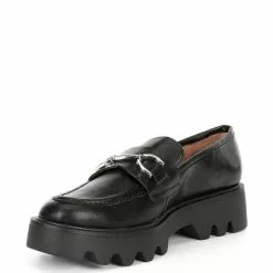 Best Pirce ✨ Chelsea & Violet Vera Leather Slip-On Lug Sole Loafers Black 🔥 -Chelsea Violet Sales unnamed file 168