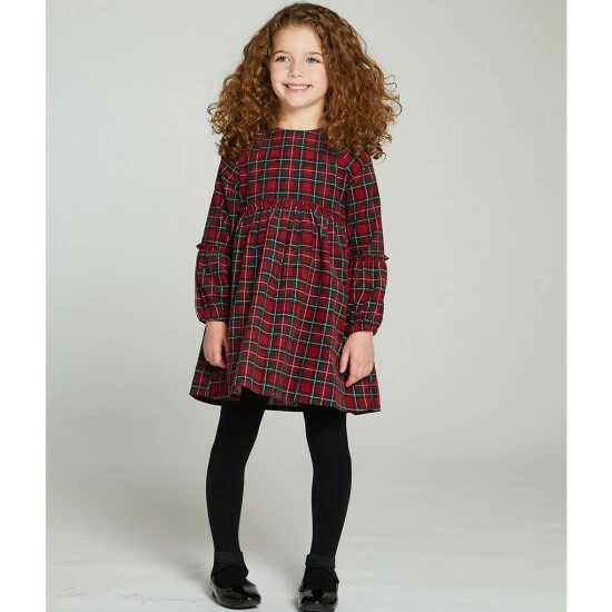 Best Pirce β€οΈ Chelsea & Violet π₯° Girls Little Girls 2-6X Tartan Plaid Cord Dress βοΈ 6 Best Pirce β€οΈ Chelsea & Violet π₯° Girls Little Girls 2-6X Tartan Plaid Cord Dress βοΈ - Image 4