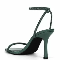 Promo ❤️ Chelsea & Violet Bonita Jeweled Ankle Strap ✔️ Dress Sandals Red 🥰 -Chelsea Violet Sales unnamed file 25