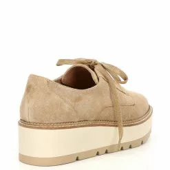 Best Sale ✨ Chelsea & Violet Irena Suede Lace-Up Lug Sole Platform Oxfords Mink 🌟 -Chelsea Violet Sales unnamed file 258