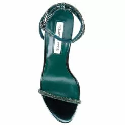 Promo ❤️ Chelsea & Violet Bonita Jeweled Ankle Strap ✔️ Dress Sandals Red 🥰 -Chelsea Violet Sales unnamed file 27