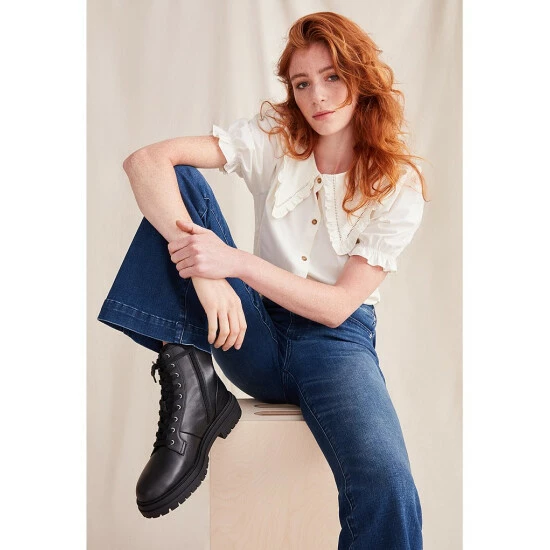 Buy π€© Chelsea & Violet High Rise Stretch Indigo Denim 4-Pocket Flare Jeans Quartz Wash β¨ 7 Buy π€© Chelsea & Violet High Rise Stretch Indigo Denim 4-Pocket Flare Jeans Quartz Wash β¨ - Image 5