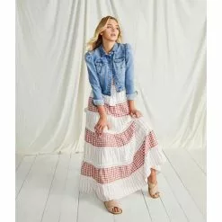 Deals 😀 Chelsea & Violet Point Collar Long Puff Shoulder Sleeve Denim Short Statement Jacket Rich Black ✔️ -Chelsea Violet Sales unnamed file 334