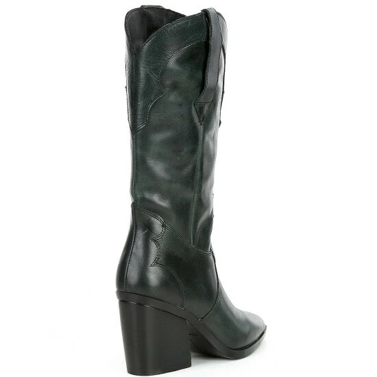 Brand new π Chelsea & Violet Fexx Leather Block Heel Western Boots Green Onyx π₯° 4 Brand new π Chelsea & Violet Fexx Leather Block Heel Western Boots Green Onyx π₯° - Image 2