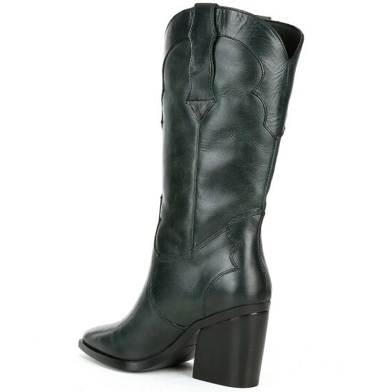 Brand new π Chelsea & Violet Fexx Leather Block Heel Western Boots Green Onyx π₯° 5 Brand new π Chelsea & Violet Fexx Leather Block Heel Western Boots Green Onyx π₯° - Image 3