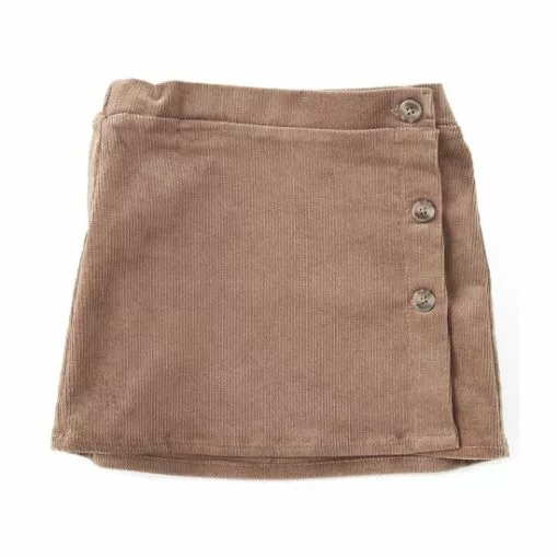 Discount ✔️ Chelsea & Violet Little 👏 Girls 2T-6X Corduroy Wrap Skirt Brown ⭐ -Chelsea Violet Sales unnamed file 394
