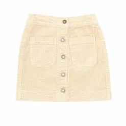 Best reviews of ⌛ Chelsea & Violet 😀 Girls Big Girls 7-16 Corduroy Button-Front Skirt Ivory 😍