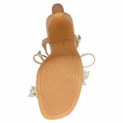 Best Sale 😉 Chelsea & Violet Tristy Pearl Embellished Square Toe 👍 Sandals Beige ✨ -Chelsea Violet Sales unnamed file 417