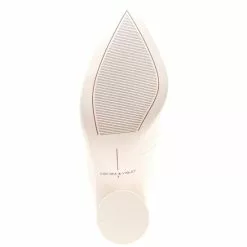 Budget 🔥 Chelsea & Violet Keira Leather Pointed Toe Rounded Heel Pumps Ivory 💯 -Chelsea Violet Sales unnamed file 429