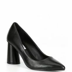 Budget 🔥 Chelsea & Violet Keira Leather Pointed Toe Rounded Heel Pumps Ivory 💯 -Chelsea Violet Sales unnamed file 432