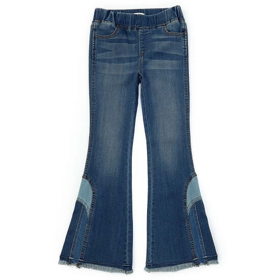 Brand new β€οΈ Chelsea & Violet Big Girls 7-16 Patchwork-Inset Denim Flare Pull-On Jeans Classic Wash 𧨠3 Brand new β€οΈ Chelsea & Violet Big Girls 7-16 Patchwork-Inset Denim Flare Pull-On Jeans Classic Wash π§¨