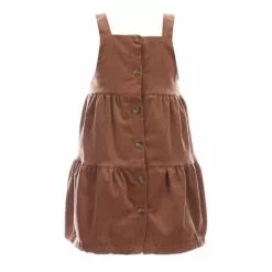 Hot Sale ✔️ Chelsea & Violet Little Girls 2T-6X Corduroy Jumper Taupe ⭐
