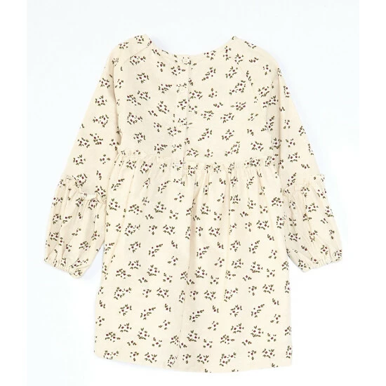 Best Sale π₯ Chelsea & Violet Little Girls 2T-6T Floral Print Oatmeal Long Sleeve Dress Floral Ivory β 4 Best Sale π₯ Chelsea & Violet Little Girls 2T-6T Floral Print Oatmeal Long Sleeve Dress Floral Ivory β - Image 2