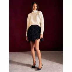 Cheap ✨ Chelsea & Violet Long Sleeve Turtleneck Chunky Cable Knit Sweater Ponderosa Pine ⌛ -Chelsea Violet Sales unnamed file 48