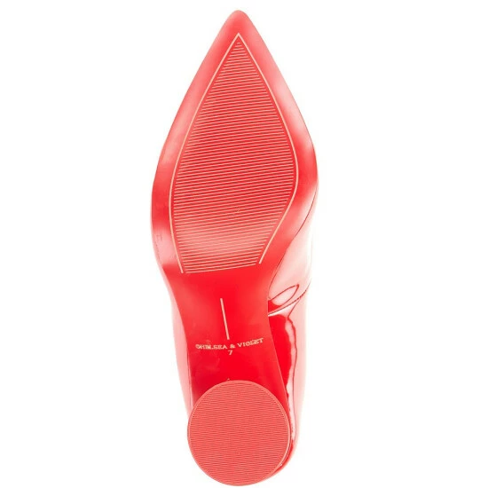 Cheap π Chelsea & Violet Keira Patent Pointed Toe Rounded Heel Pumps Red β 8 Cheap π Chelsea & Violet Keira Patent Pointed Toe Rounded Heel Pumps Red β - Image 6