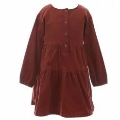 Cheap โค๏ธ Chelsea & Violet Little Girls 2T-6T Corduroy A-Line โญ Dress Crimson โค๏ธ