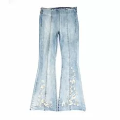 Budget 😍 Chelsea & Violet Big Girls 7-16 Denim Embroidery Flare Leg Jeans Ivory ⌛ -Chelsea Violet Sales unnamed file 542