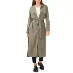 Cheapest ✨ Chelsea & Violet Tencel Point Collar Long Sleeve Self Tie Belted Button Front Midi ❤️ Shirt Dress Rich Black ❤️ -Chelsea Violet Sales unnamed file 562