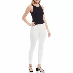 Promo ⌛ Chelsea & Violet Cropped Racer Crew Neck Sleeveless Ribbed Knit Tank Top Black 🔥 -Chelsea Violet Sales unnamed file 569