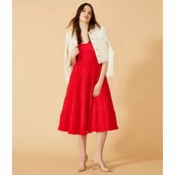 Coupon 🛒 Chelsea & Violet Point Collar Long Puff Sleeve Button Front Cropped Denim Jacket Toasted Ivory 💯 -Chelsea Violet Sales unnamed file 589