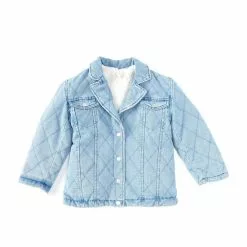 Cheapest ๐ Chelsea & Violet Girls Big Girls 7-16 Reversible Sherpa Denim Oversized Jacket Light Blue โญ