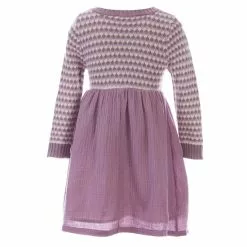 Buy 🧨 Chelsea & Violet Little Girls 2T-6X Sweater Gauze Dress Light Blue ✨ -Chelsea Violet Sales unnamed file 604