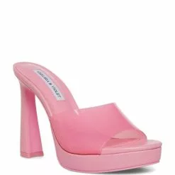 Discount 🤩 Chelsea & Violet Joele Clear Platform Dress Sandals ❤️ -Chelsea Violet Sales unnamed file 622