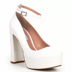 Promo 🧨 Chelsea & Violet Mia Patent Ankle Strap Platform Pumps Black ⌛ -Chelsea Violet Sales unnamed file 651