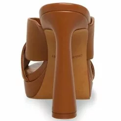 Flash Sale ✨ Chelsea & Violet Jean Cross-Band Leather Sandals Honey 🎉 -Chelsea Violet Sales unnamed file 695