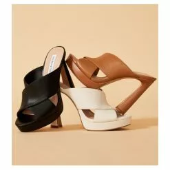 Flash Sale ✨ Chelsea & Violet Jean Cross-Band Leather Sandals Honey 🎉 -Chelsea Violet Sales unnamed file 699