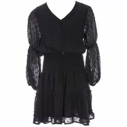 Deals โจ Chelsea & Violet ๐ Girls Big Girls 7-16 Smocked Waist Clip Dot Mini โค๏ธ Dress Dusty Olive โจ