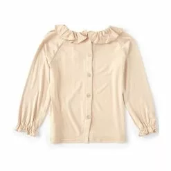 Best deal 💯 Chelsea & Violet Little 🎉 Girls 2T-6X Long Sleeve Ruffle Neck Top Natural ❤️ 9 Best deal 💯 Chelsea & Violet Little 🎉 Girls 2T-6X Long Sleeve Ruffle Neck Top Natural ❤️ -Chelsea Violet Sales unnamed file 740