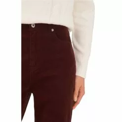 Flash Sale ✔️ Chelsea & Violet High Rise 5-Pocket Stretch Corduroy Flare ✔️ Jeans Merlot 🎉 -Chelsea Violet Sales unnamed file 747