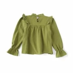 Top 10 🤩 Chelsea & Violet Girls Big Girls 7-16 Lace Inset Pleated Ruffle Mock Neck Blouse Bronze 🌟 -Chelsea Violet Sales unnamed file 769