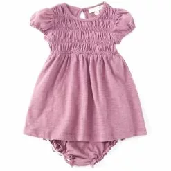 Best Sale ๐ Chelsea & Violet Baby Girls 12-24 Months Cap Sleeve Slub Jersey ๐ Dress Magenta โญ
