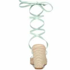 Best deal 😉 Chelsea & Violet Mariah Ankle Wrap Wedge Sandals Black ✨ -Chelsea Violet Sales unnamed file 783