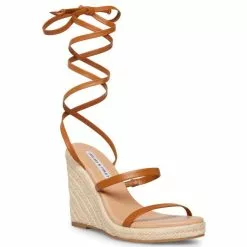 Best deal 😉 Chelsea & Violet Mariah Ankle Wrap Wedge Sandals Black ✨ -Chelsea Violet Sales unnamed file 789