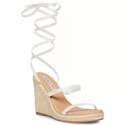 Best deal 😉 Chelsea & Violet Mariah Ankle Wrap Wedge Sandals Black ✨ -Chelsea Violet Sales unnamed file 790